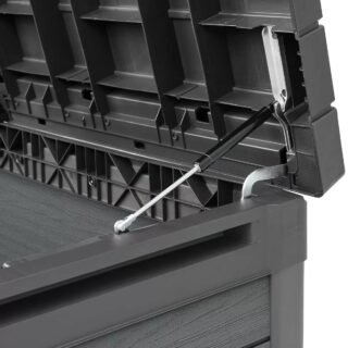 Keter Cortina 757L Plastic Storage Box – Grey - Image 5