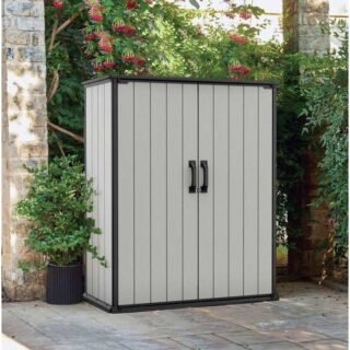 Keter Premier tall Grey 1400L Garden storage 4×2 ft 1704mm 1400mm - Image 2